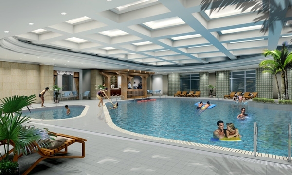 室內(nèi)游泳館裝修設(shè)計工程案例