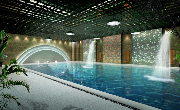 室內(nèi)游泳館裝修設(shè)計工程案例