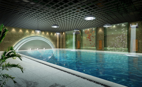 室內(nèi)游泳館裝修設(shè)計工程案例